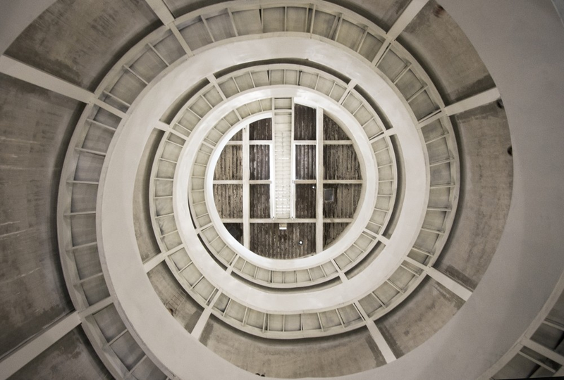 Illustration for article titled These Crumbling Industrial Silos Hide Beautiful New Spaces